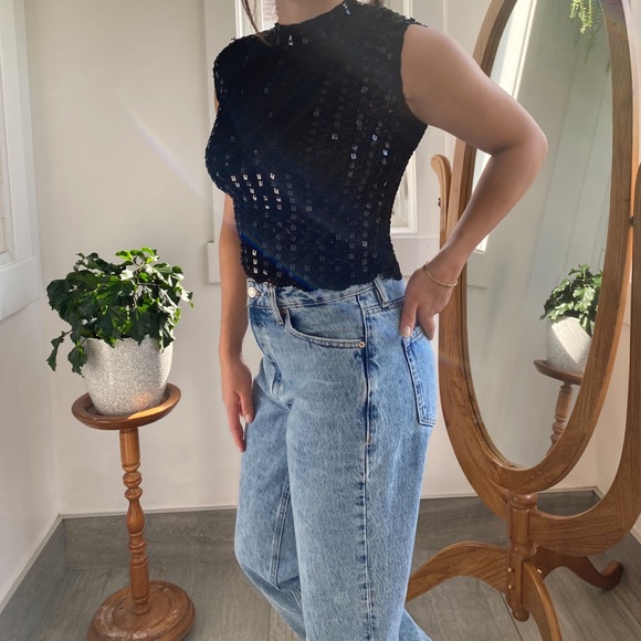 Sequin crotchet tank top - Picture 2 of 8